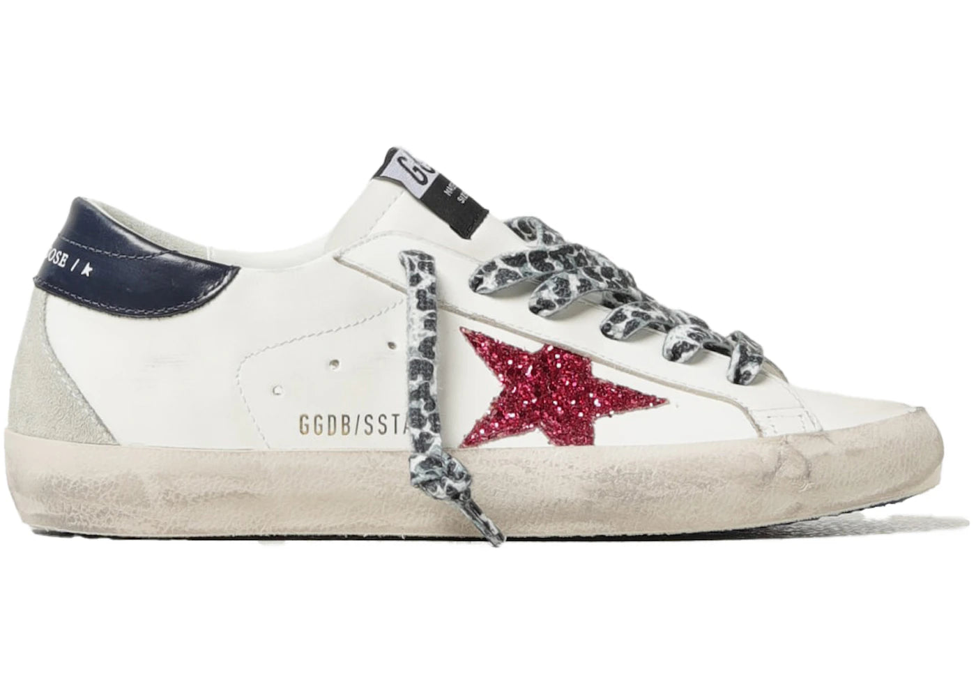 Golden Goose Super-Star White Pink Cheetah (Women'S)