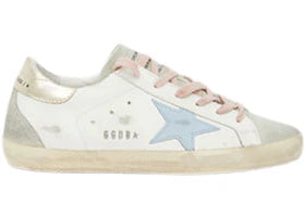 Golden Goose Super-Star White Silver Ice Blue (Women'S)