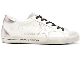 Golden Goose Super-Star White Silver Metallic