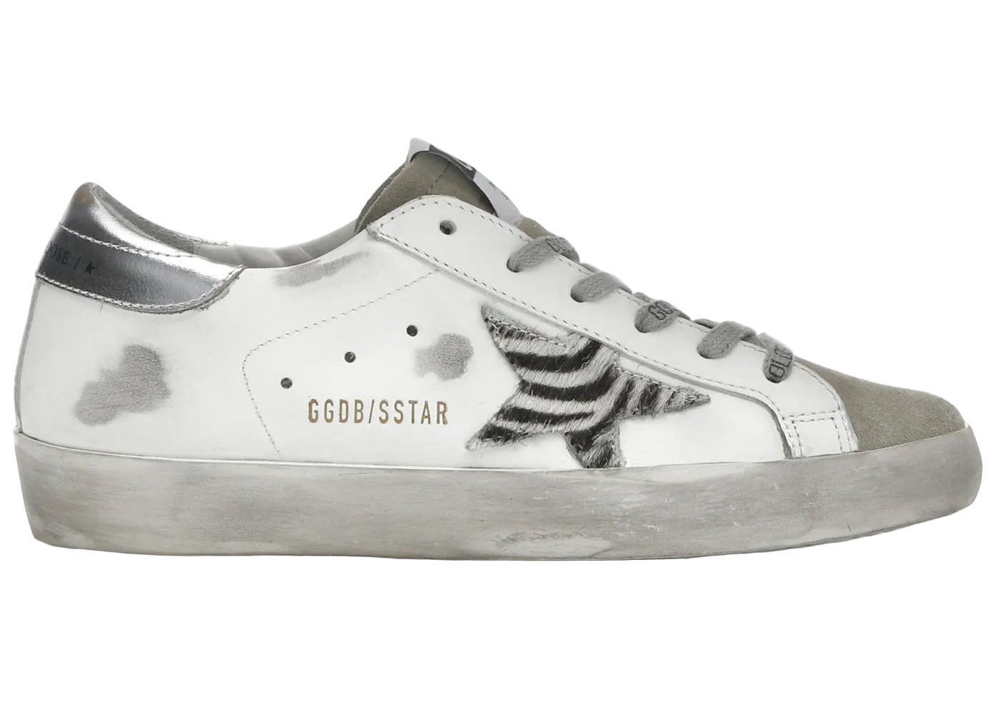 Golden Goose Super-Star Zebra Print Pony Skin Star (Women'S)