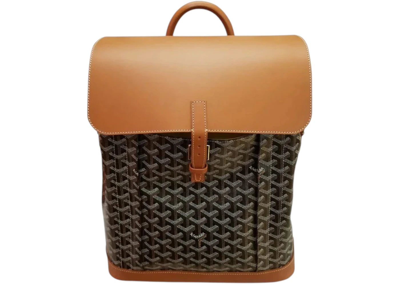 Goyard Alpin Backpack Goyardine Black/Tan