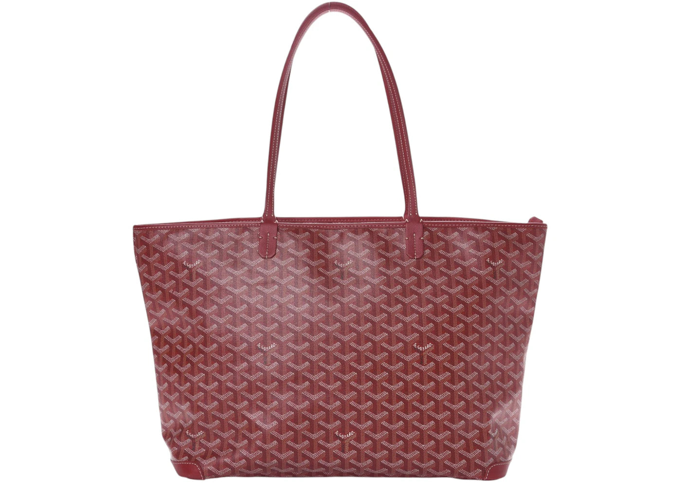 Goyard Artois Tote Mm Red