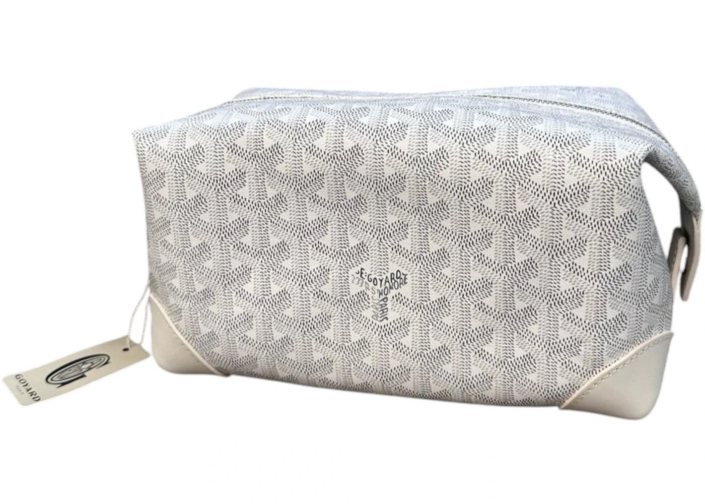 Goyard Boeing 25 Toilet Bag White