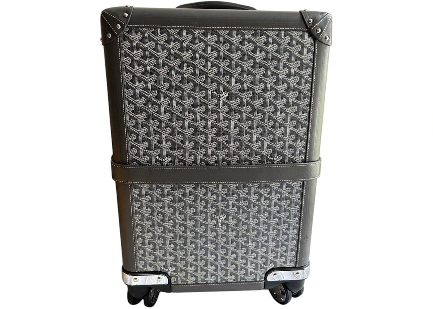 Goyard Bourget Trolley Case Pm Grey