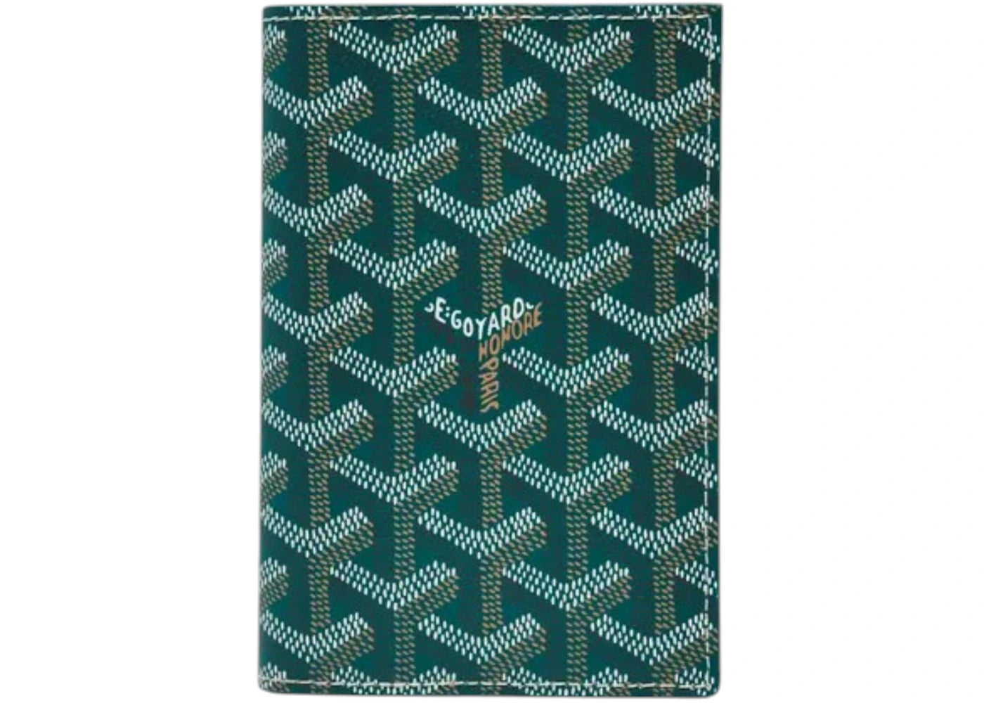 Goyard Grenelle Passport Cover Green