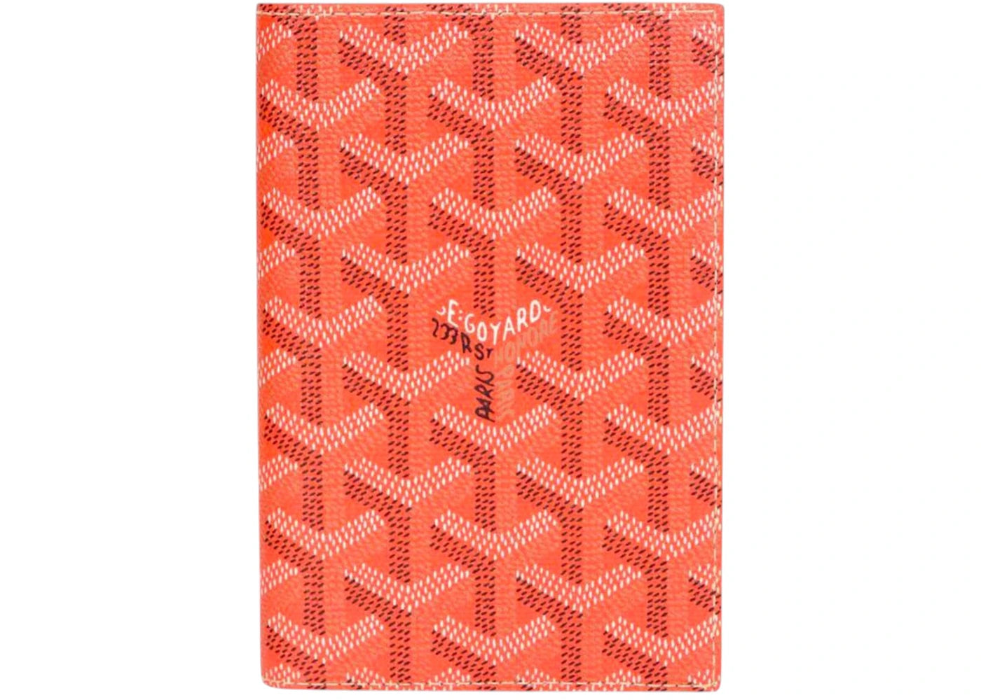 Goyard Grenelle Passport Cover Orange