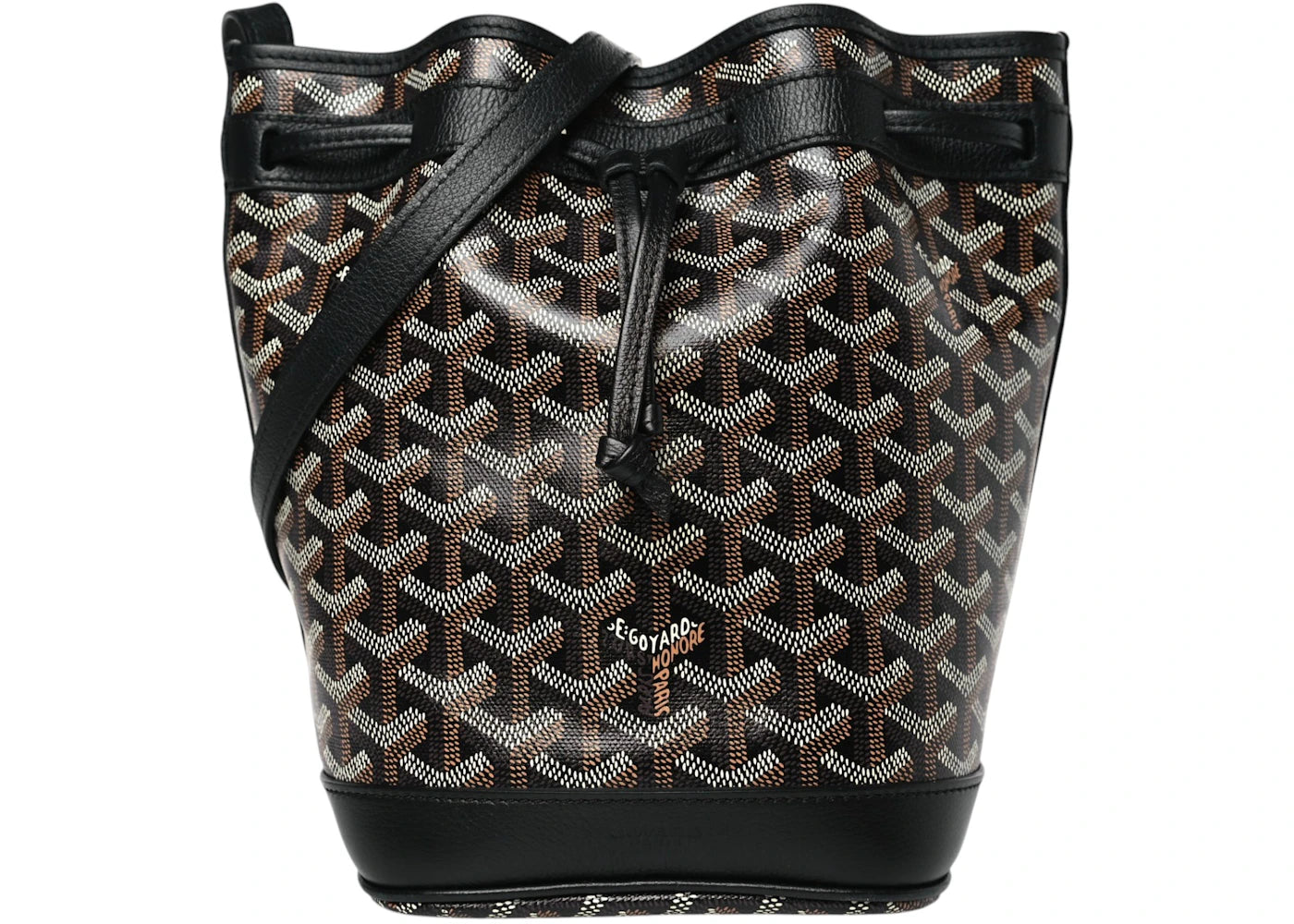 Goyard Petit Flot Bucket Bag Black