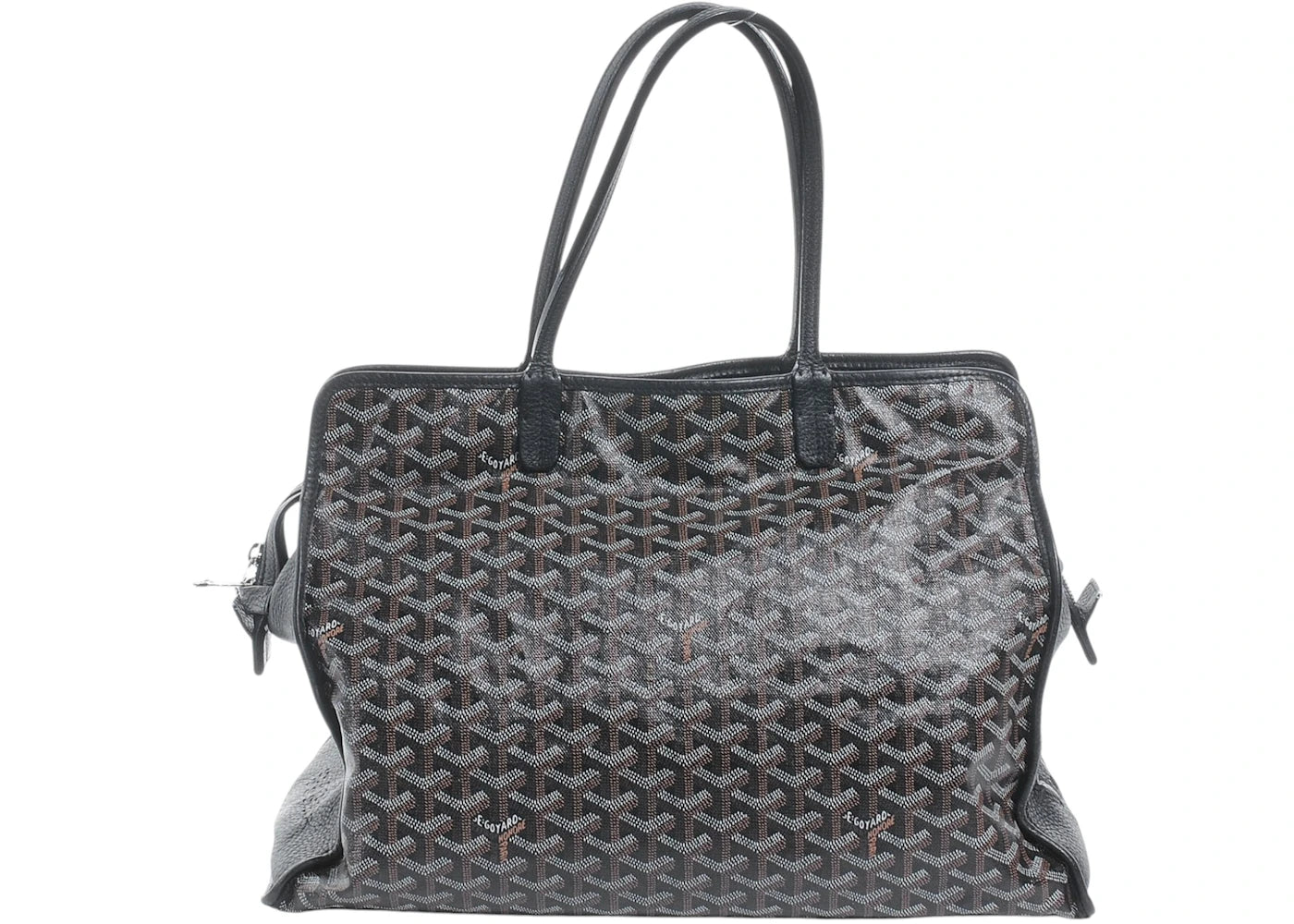 Goyard Sac Hardy Pet Carrier Goyardine Pm Black