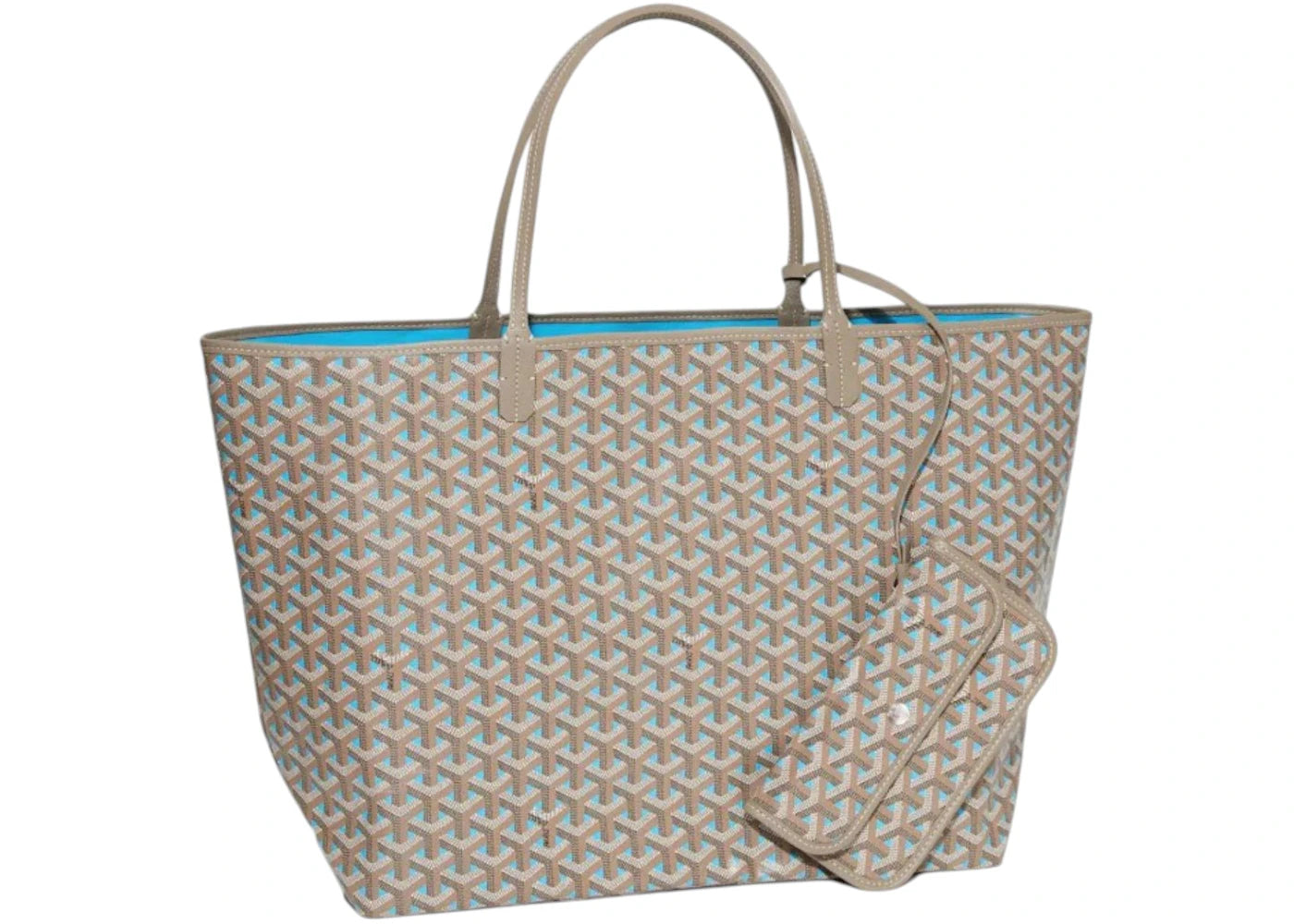 Goyard Saint Louis Claire-Voie Gm Bag Turquoise