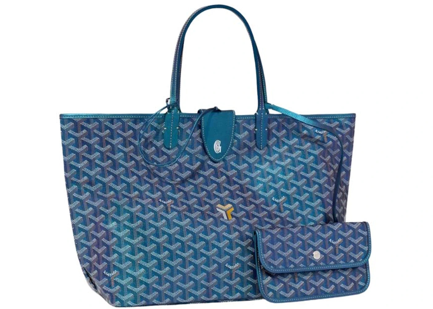 Goyard Saint Louis Tote Pm Pearly Blue