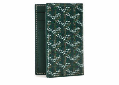 goyard saint pierre card holder green 