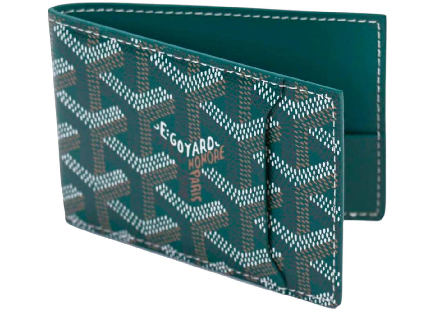 Goyard Slot Wallet Victoire Companion Goyardine Green