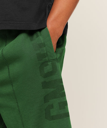 Gymshark Accent Graphic Sweat Shorts Athletic Green