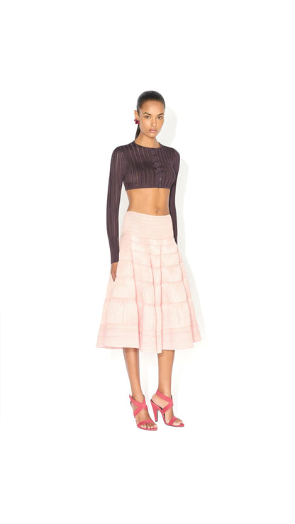 Alaïa Raffia Skirt