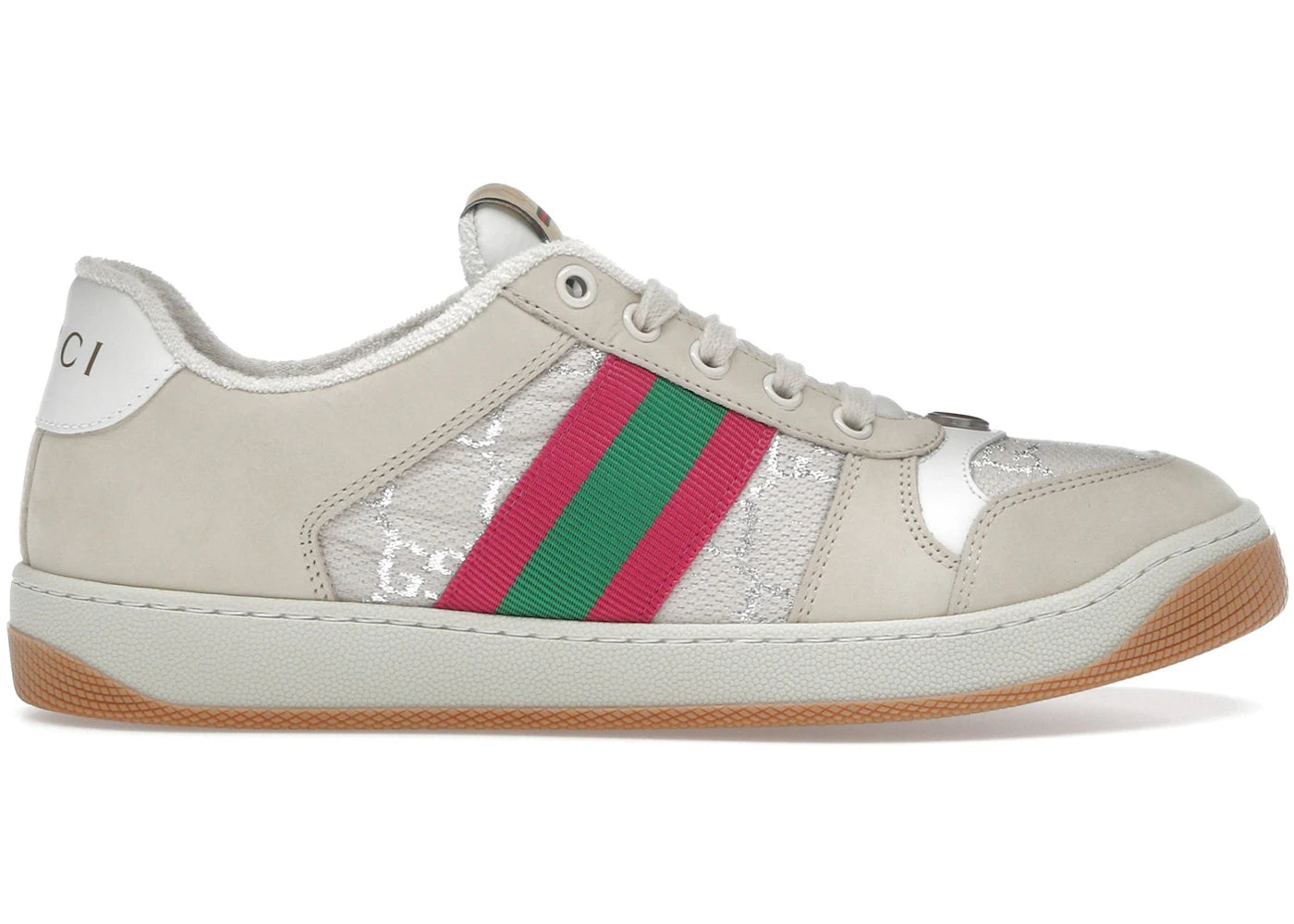Gucci Screener Cream Leather (Women'S)