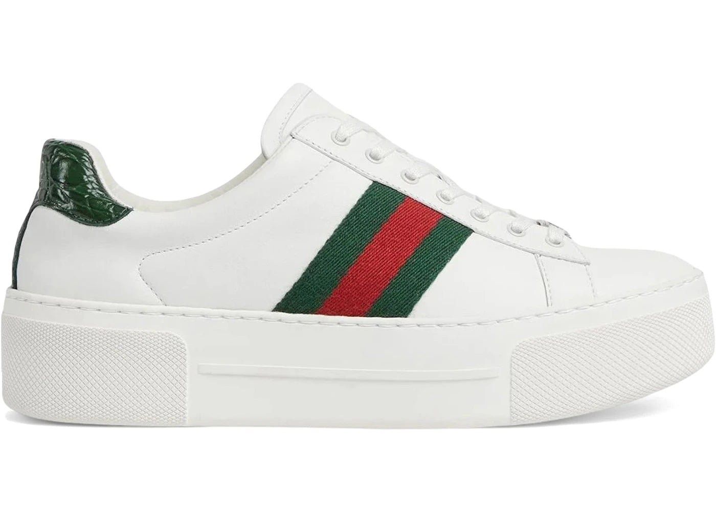 Gucci Ace Low White Green Red (Women'S)