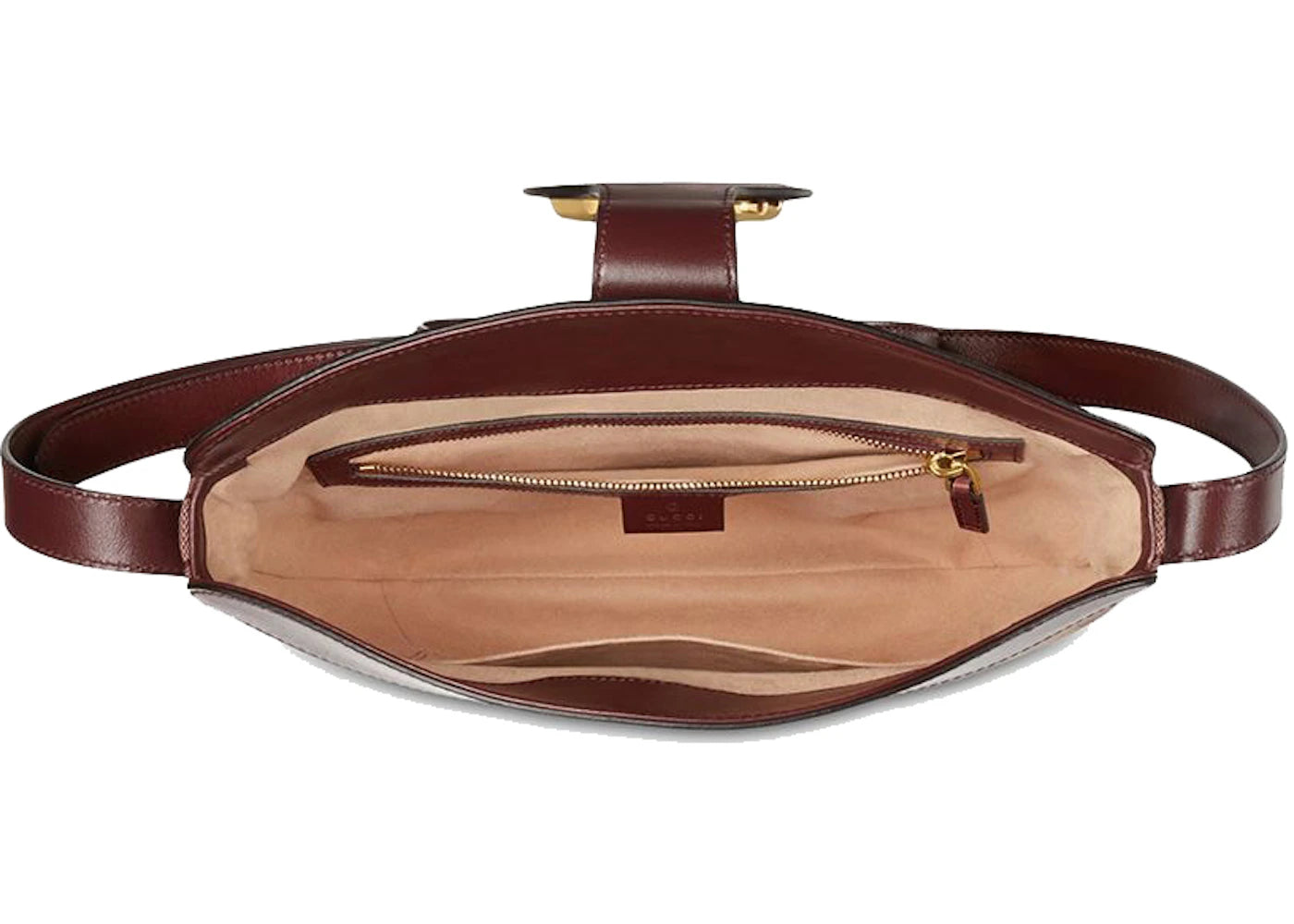 Gucci Arli Gg Shoulder Bag Medium Burgundy