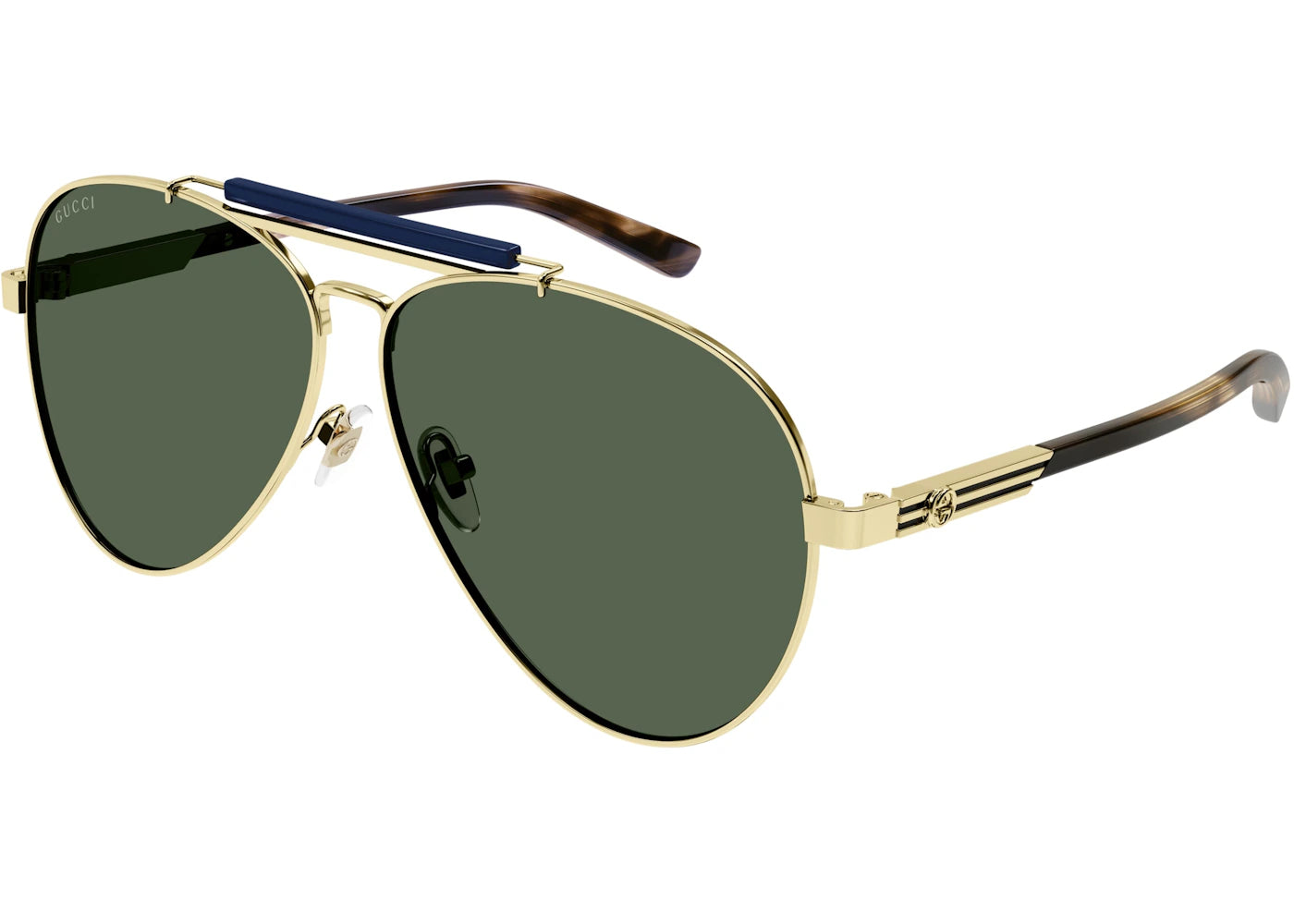 Gucci Aviator Sunglasses Gold (Gg1287S-003-Fr)