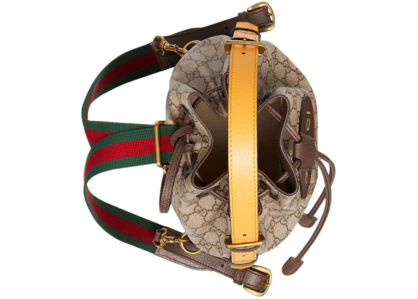 gucci backpack gg supreme web detail 