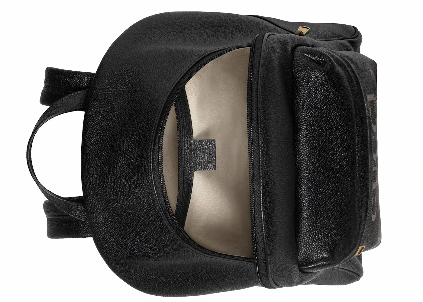 gucci backpack vintage logo black 