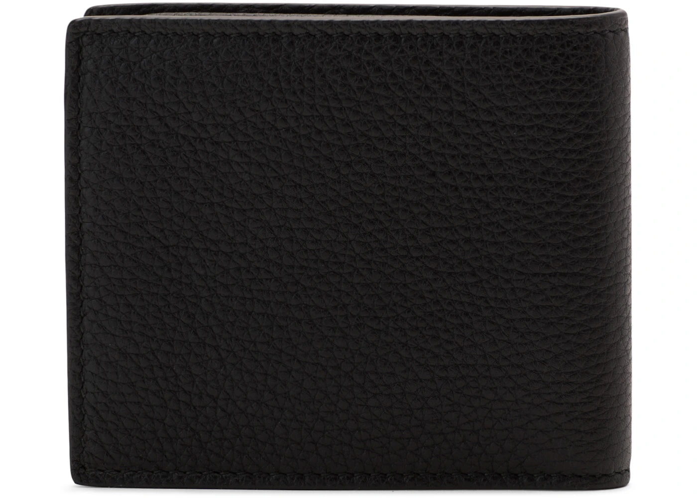 gucci print bifold wallet leather (8 card slots) black 