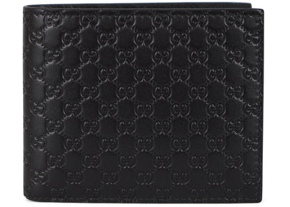 Gucci Bifold Wallet Microguccissima Black