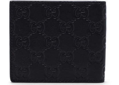 gucci bifold wallet signature black 