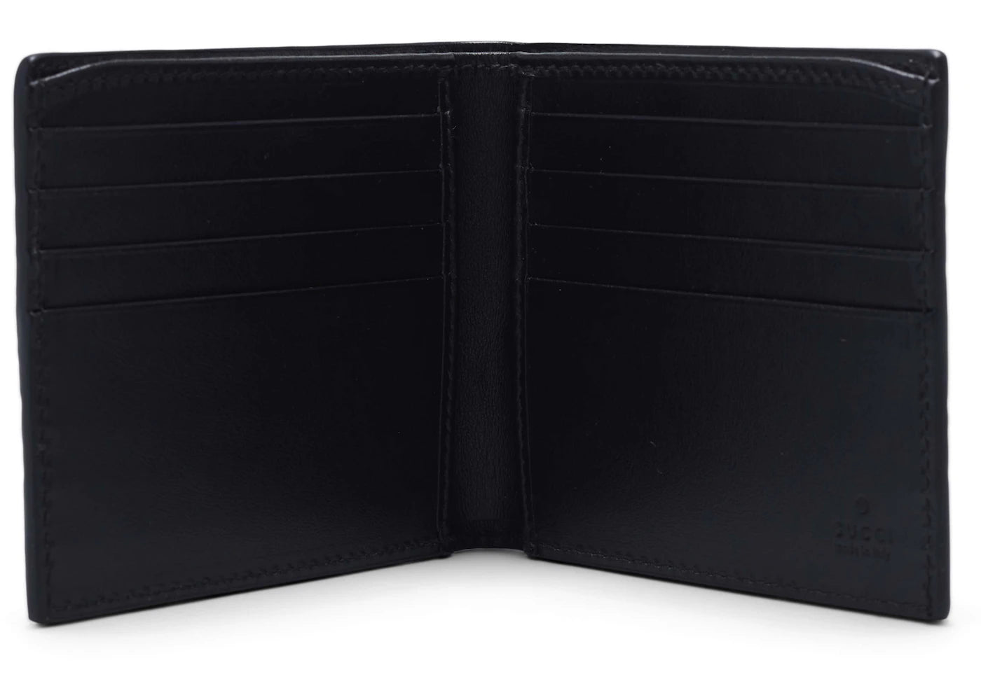 gucci bifold wallet signature black 