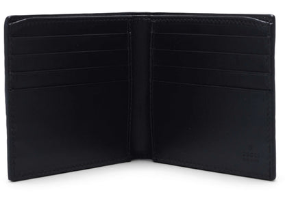 gucci bifold wallet signature black 