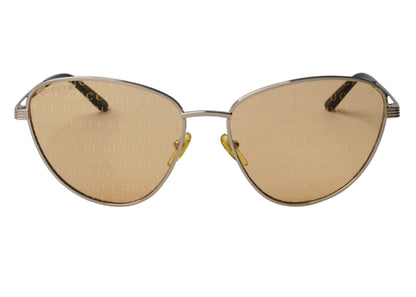 Gucci Cat Eye Logo Sunglasses Gold Gg0803S-004