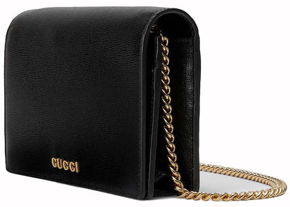 Gucci Chain Wallet Black