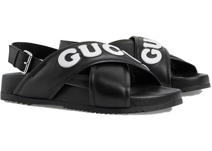 Gucci Crossover Sandals Black