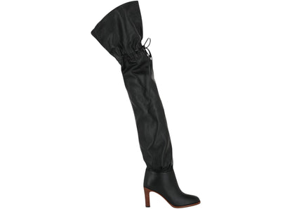 Gucci Deauville Cinched Over-The-Knee Boots Black (Women'S)