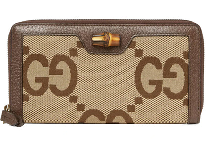 Gucci Diana Jumbo Gg Wallet Camel/Ebony