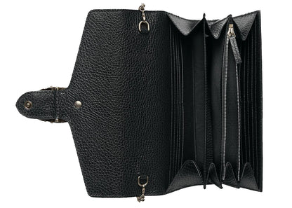 Gucci Dionysus Wallet On Chain Leather Mini Black