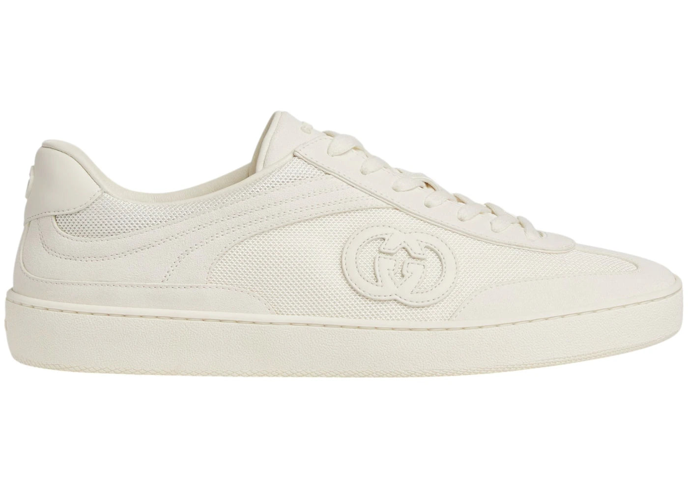 Gucci G74 White Suede