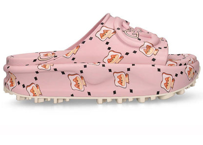 Gucci Gg Animal Print Rubber Slide Pink (Women'S)
