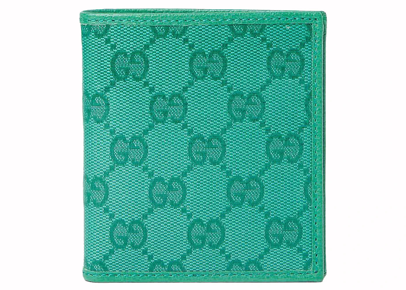 Gucci Gg Crystal Bi-Fold Wallet Green