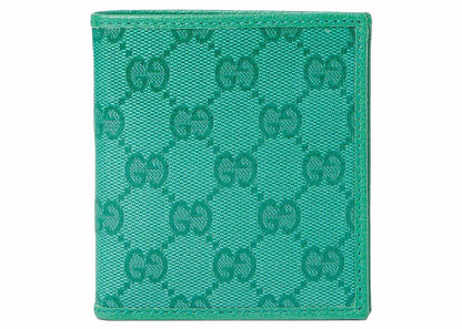 Gucci Gg Crystal Bi-Fold Wallet Green