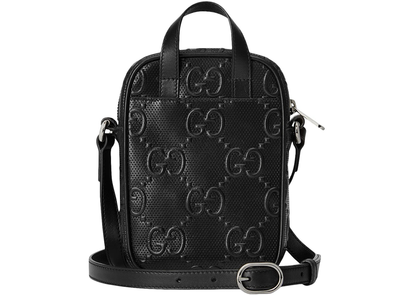 Gucci Gg Embossed Bag Mini Black