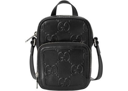 Gucci Gg Embossed Bag Mini Black
