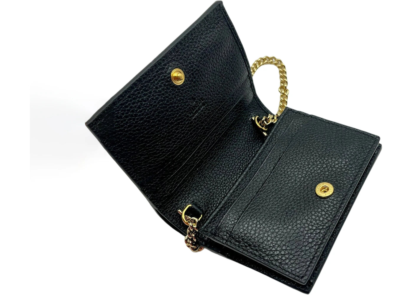 Gucci Gg Logo Zumi Bi-Fold Mini Wallet Mini Black