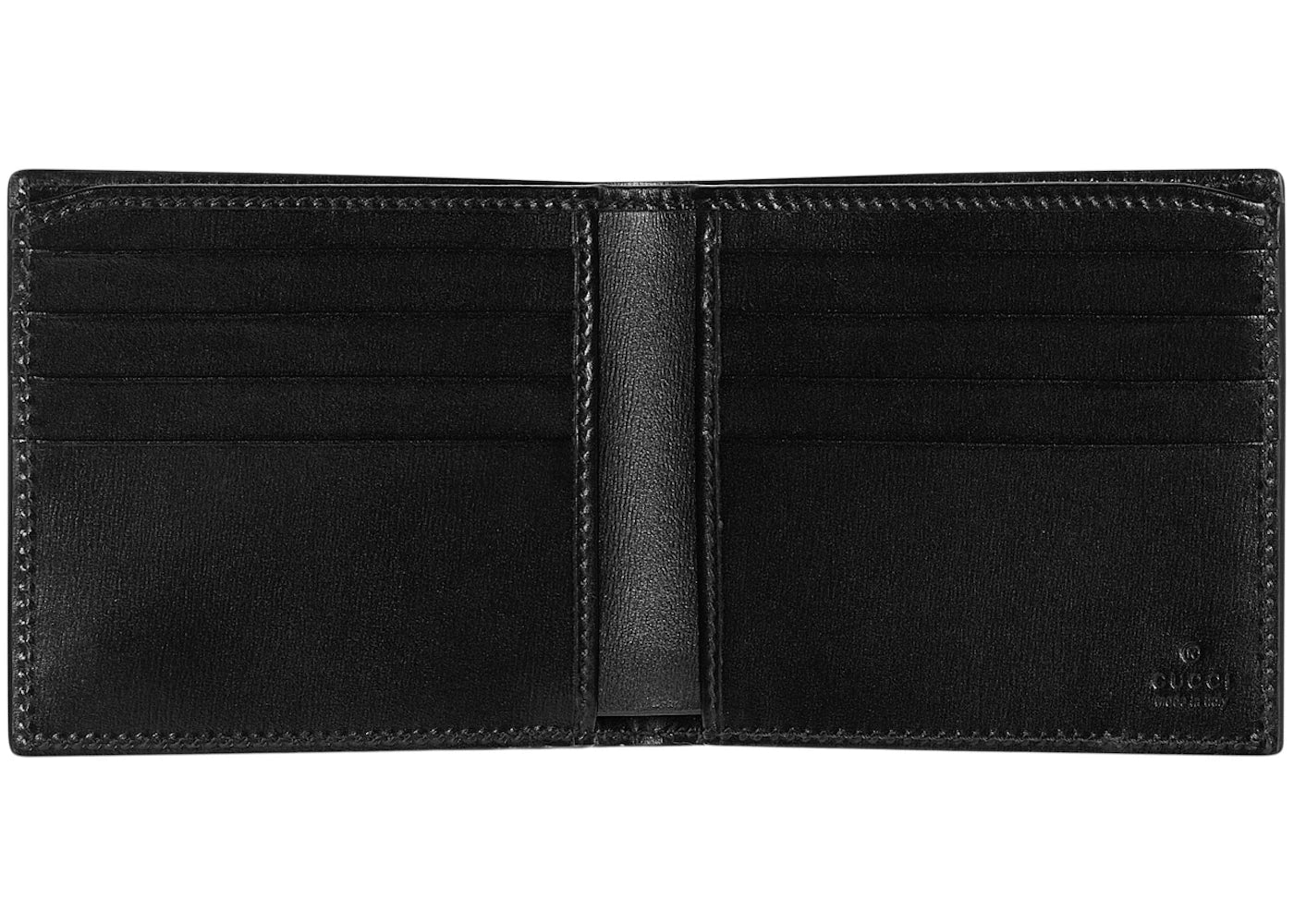 Gucci Gg Marmont Leather Bi-Fold Wallet Black