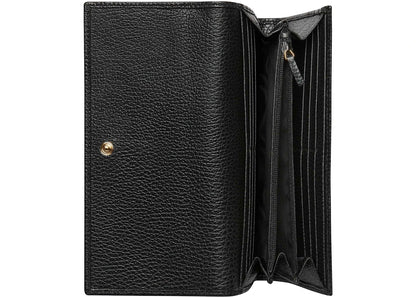 Gucci Gg Marmont Leather Continental Wallet Black