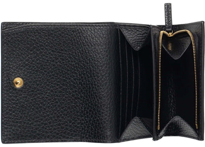 Gucci Gg Marmont Medium Wallet Beige/Ebony