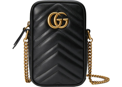 Gucci Gg Marmont Mini Bag Black