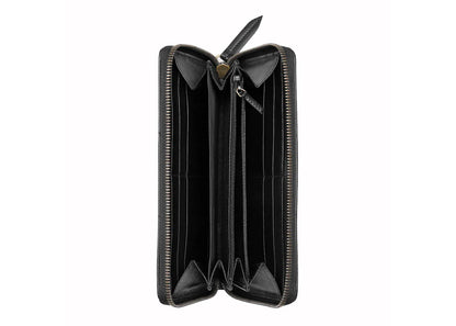 Gucci Gg Marmont Zip Around Wallet Black