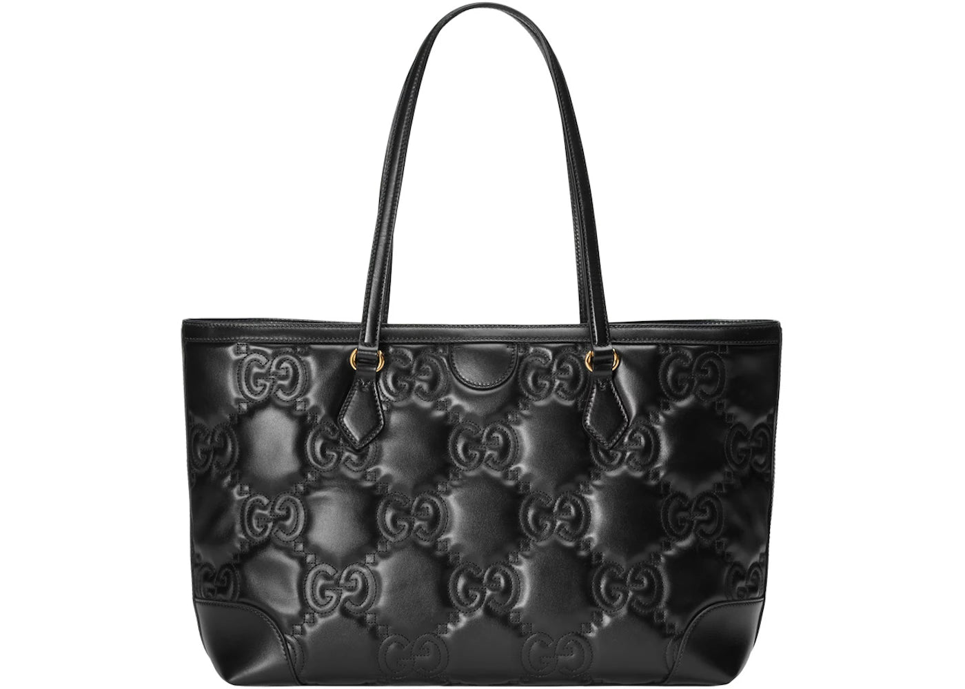 Gucci Gg Matelassé Medium Tote Black