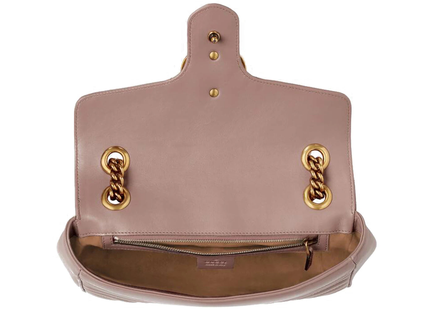 Gucci Gg Matelasse Shoulder Bag Mini Dusty Pink
