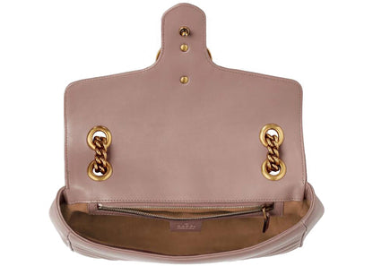 Gucci Gg Matelasse Shoulder Bag Mini Dusty Pink